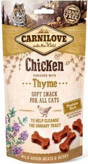 CARNILOVE Pochoutka pro kočky Semi Moist Snack Chicken&Thyme Carnilove, 50 g