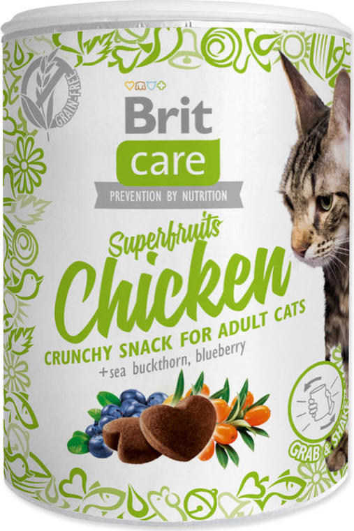Brit Care Pamlsky pro kočky Brit Care, Superfruits Chicken, 100 g