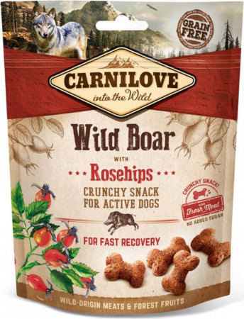 Carnilove Dog Crunchy Snack Wild Boar&Rosehips 200 g