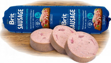 BRIT Sausage Chicken & Lamb Brit, 800 g