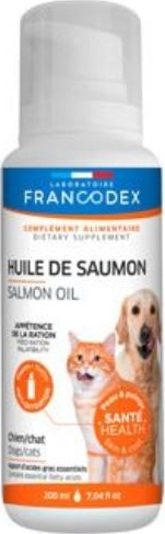 Francodex Salmon Oil pes, kočka 200 ml