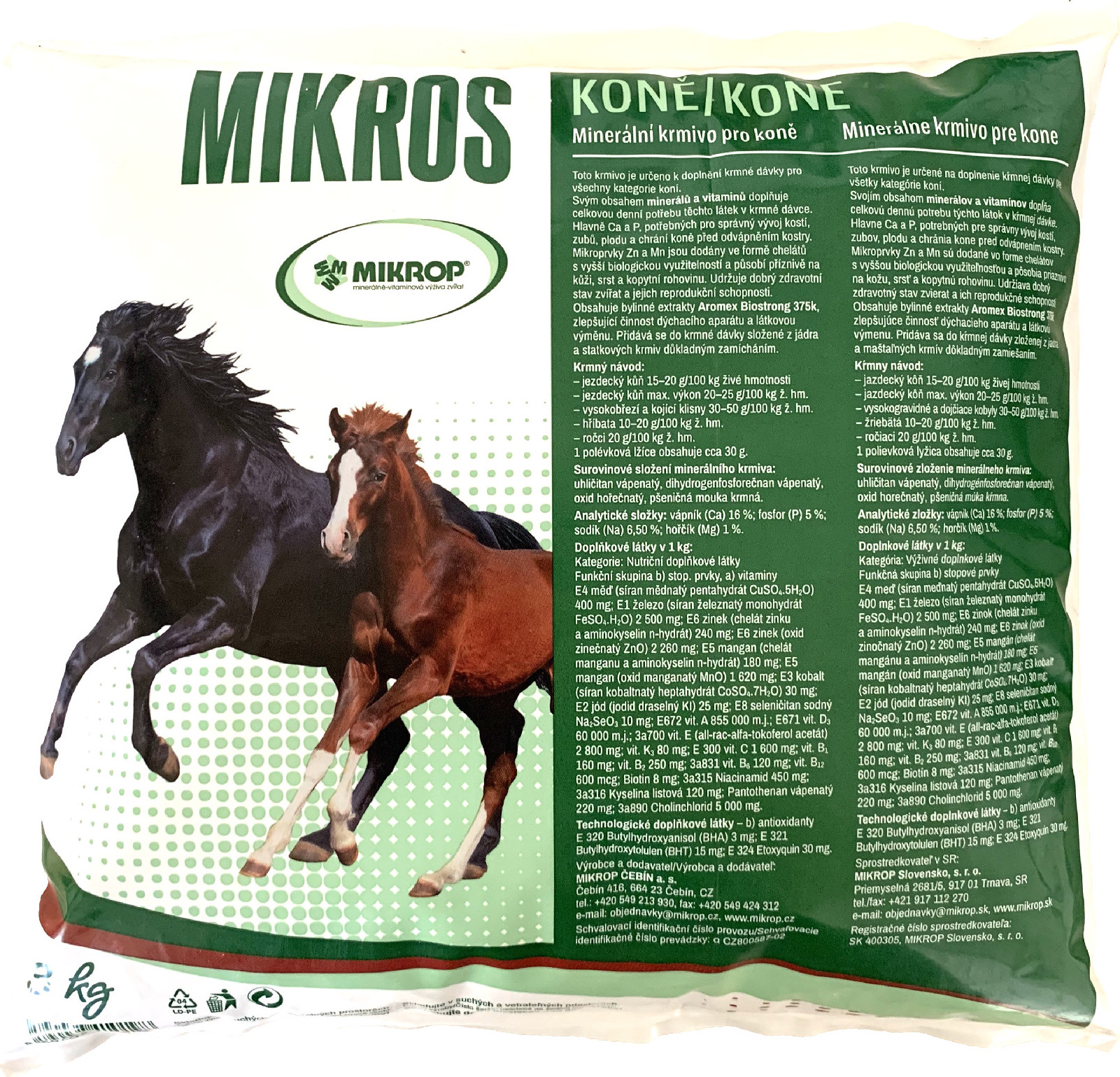 Mikros Doplněk minerální Mikros, 3 kg