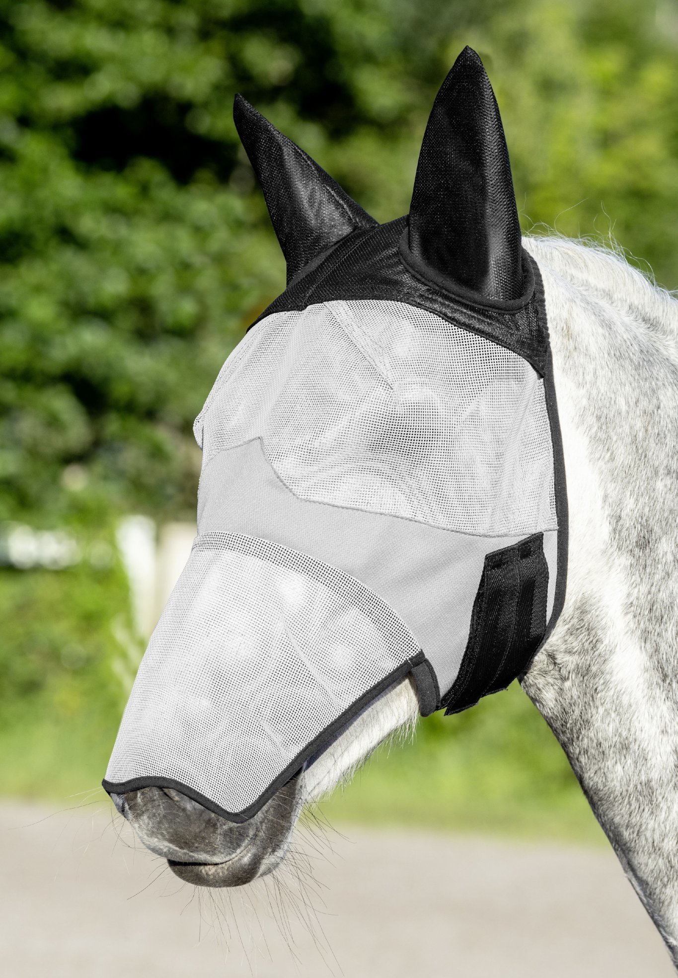 USG Maska proti hmyzu USG, s ochranou uší a nozder, grey/black Varianta: COB