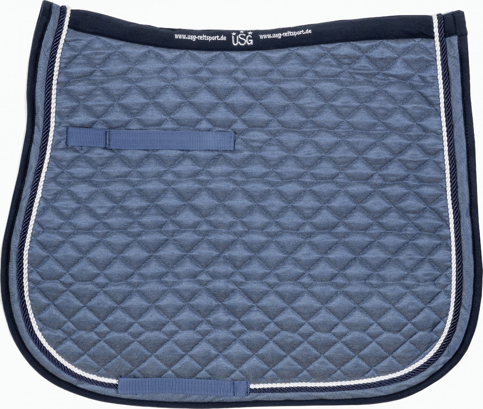 USG Dečka podsedlová USG, všestranná, denim/navy Velikost: PONY