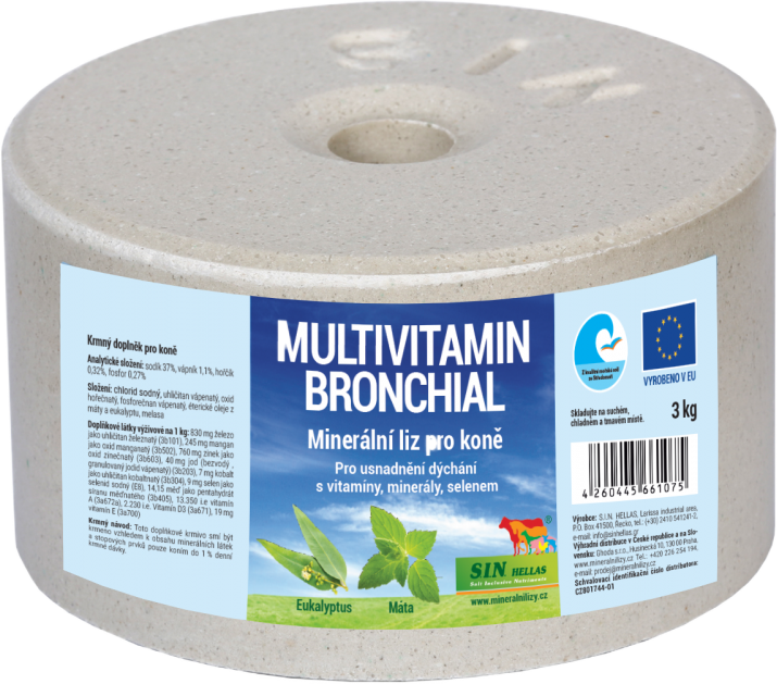 S.I.N. Hellas Liz minerální Multivitamin Bronchial S.I.N. Hellas, 3 kg