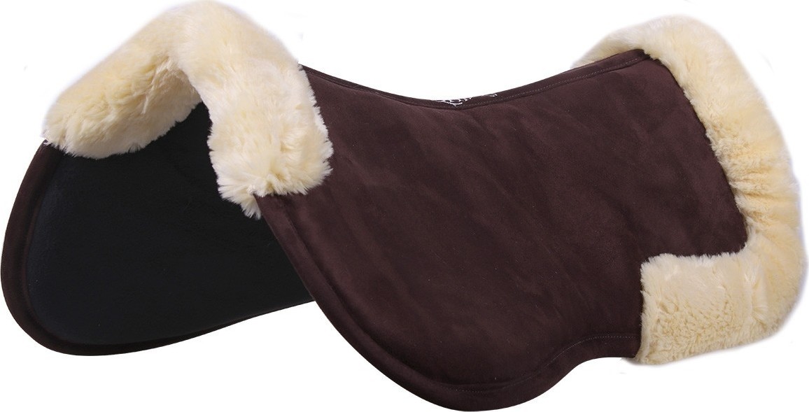 QHP Beránek pod sedlo s paměťovou pěnou Ontario QHP, dark brown Velikost: FULL