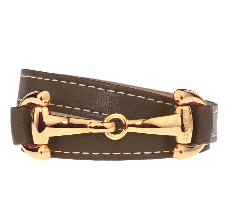 DIMACCI Náramek BURGHLEY DIMACCI, mocha/rosegold