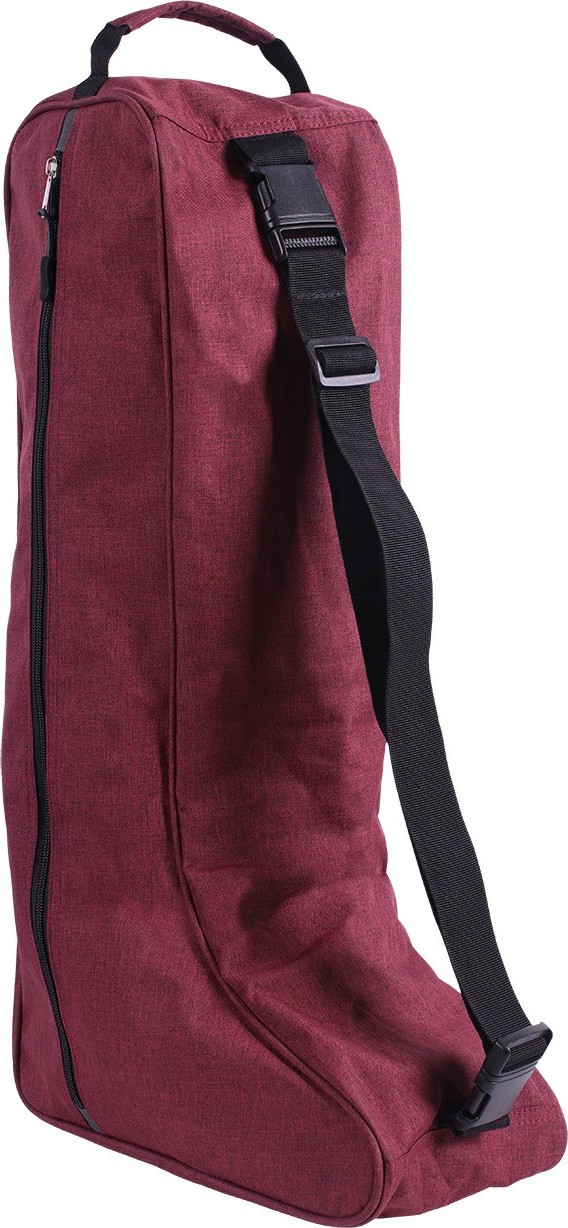 QHP Taška na boty QHP, burgundy