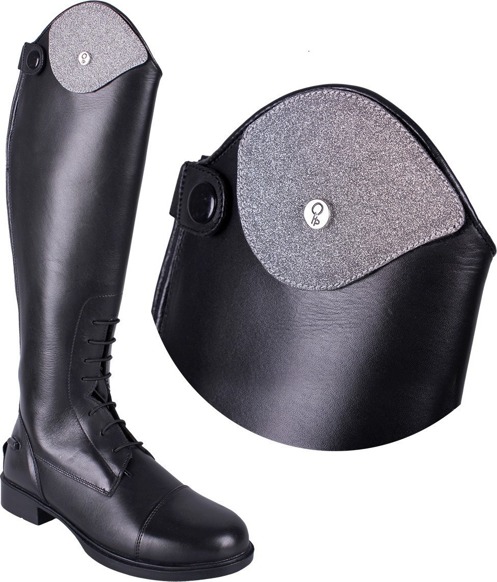 QHP Vyměnitelné díly k botám Romy QHP, pár, glitter silver Velikost: 33-34
