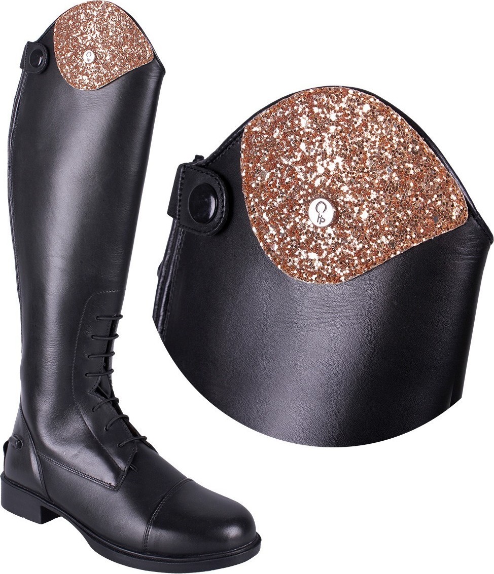 QHP Vyměnitelné díly k botám Romy QHP, pár, sparkle rose Velikost: 33-34