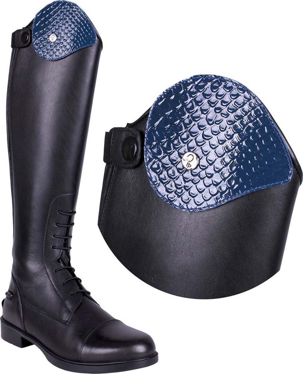 QHP Vyměnitelné díly k botám Romy QHP, pár, croco navy Velikost: 33-34