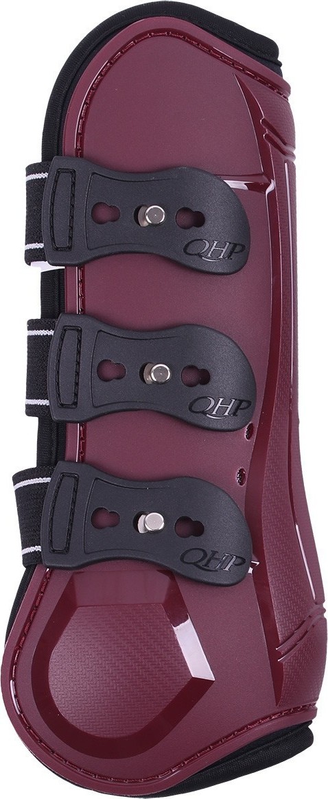 QHP Kamaše přední Champion QHP, pár, burgundy Velikost: PONY
