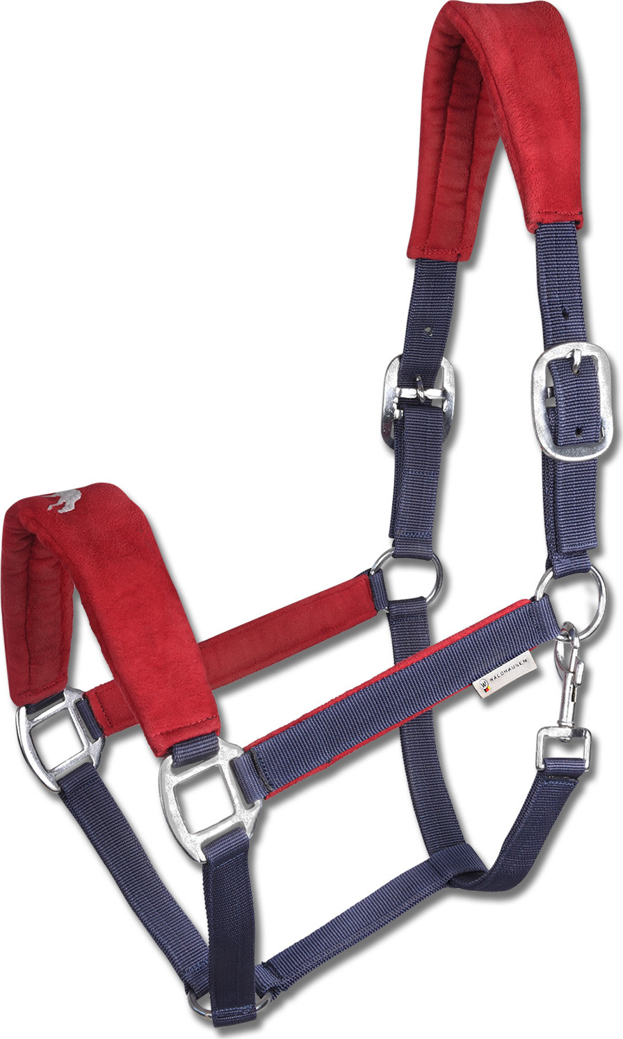 WALDHAUSEN Ohlávka Hellnar Icelandic Waldhausen, navy/red Velikost: COB