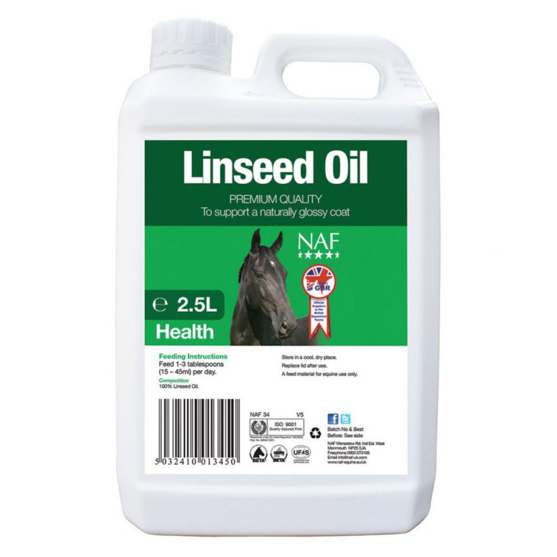 Linseed oil - lněný olej, 5 l, NAF