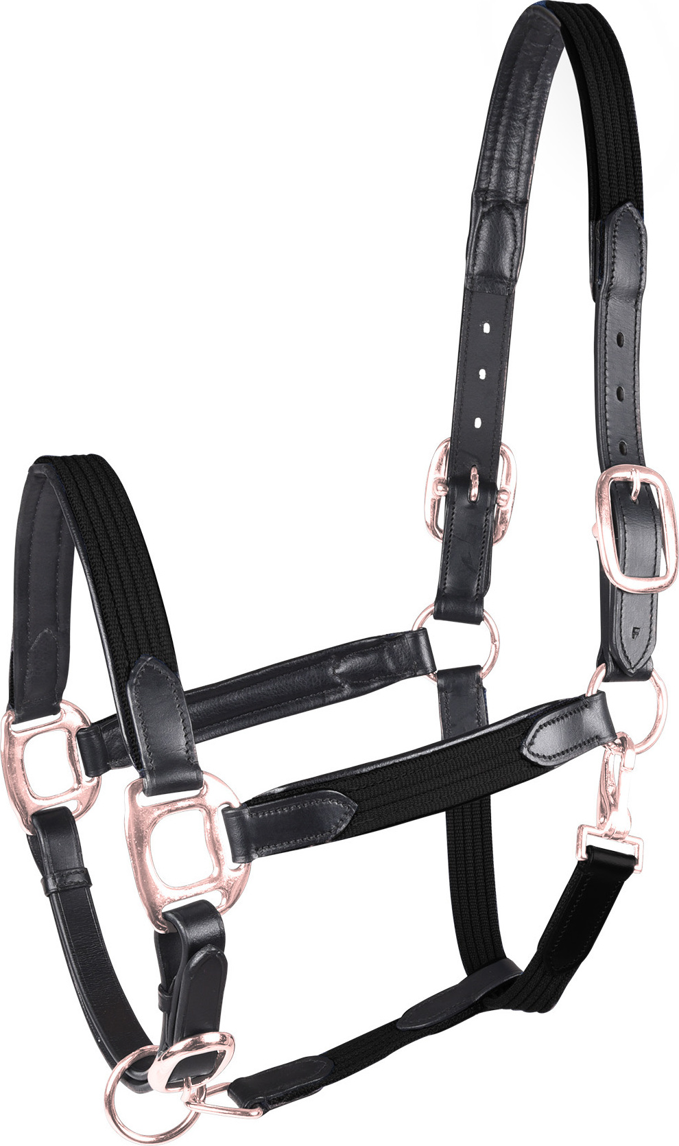 WALDHAUSEN Ohlávka Star MIX Waldhausen, black/rose gold Velikost: FULL