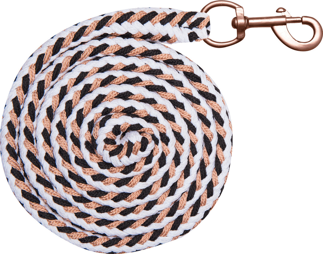 WALDHAUSEN Vodítko Rosé Shine Waldhausen, 2 m, black/white/rosegold