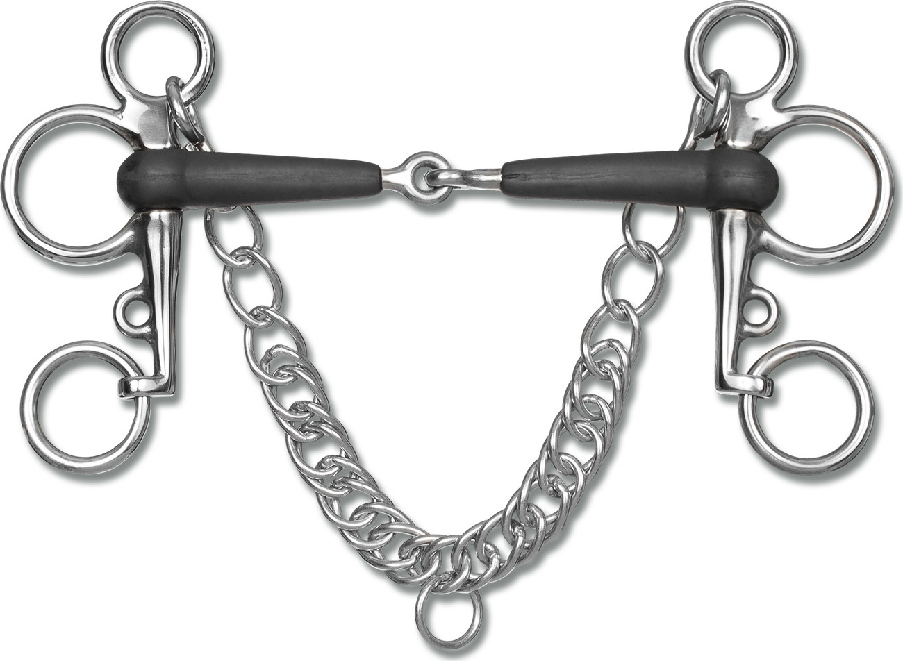 WALDHAUSEN Udidlo Pelham jednou lomené Waldhausen, 15 mm Velikost: 13,5 cm