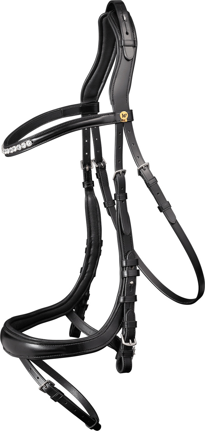 WALDHAUSEN Anatomická uzdečka Sensation S-Line Waldhausen, černá Velikost: COB