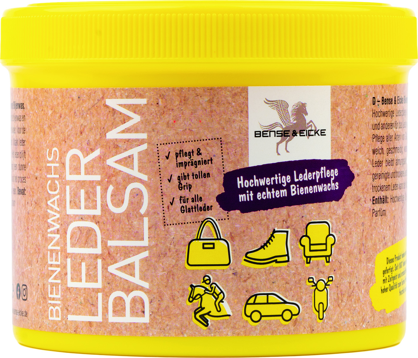 WALDHAUSEN Balzám na kůži B&E, 500 ml