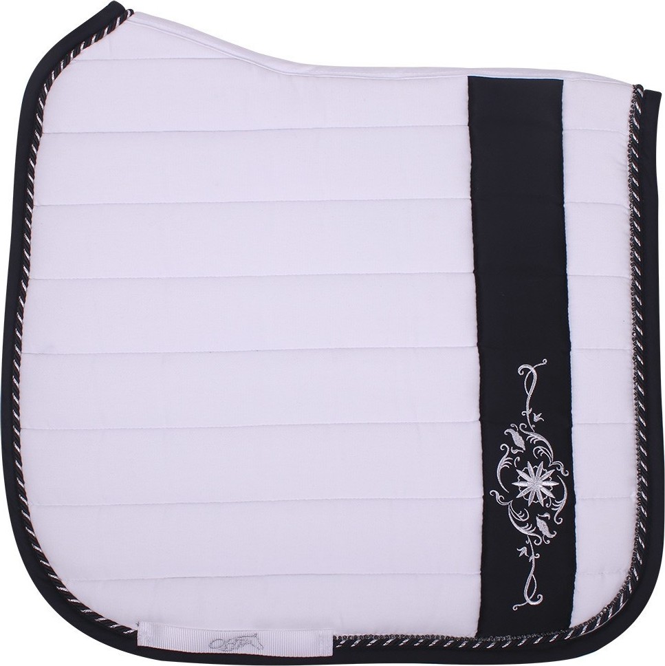 QHP Podsedlová dečka Botanic QHP, všestranná, white/black Velikost: COB/FULL