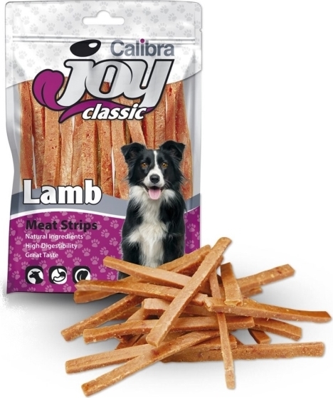 Calibra Joy Dog Classic Lamb Strips 80 g NEW