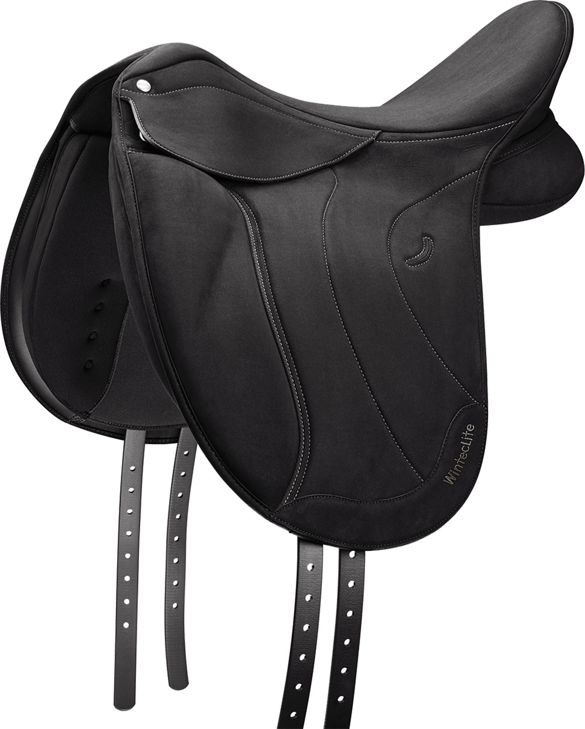 WINTEC Sedlo drezurní WintecLite Deluxe, černé Velikost posedlí: 17,5", Šířka komory: střední