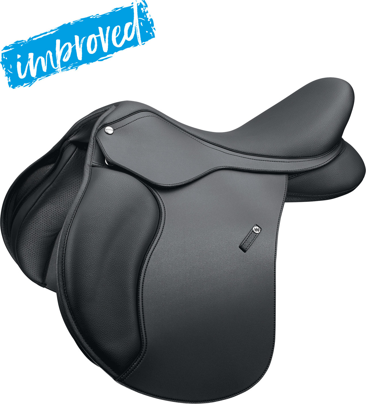 Sedlo univerzální Wintec 500 All Purpose, černé Velikost posedlí: 15", Šířka komory: střední
