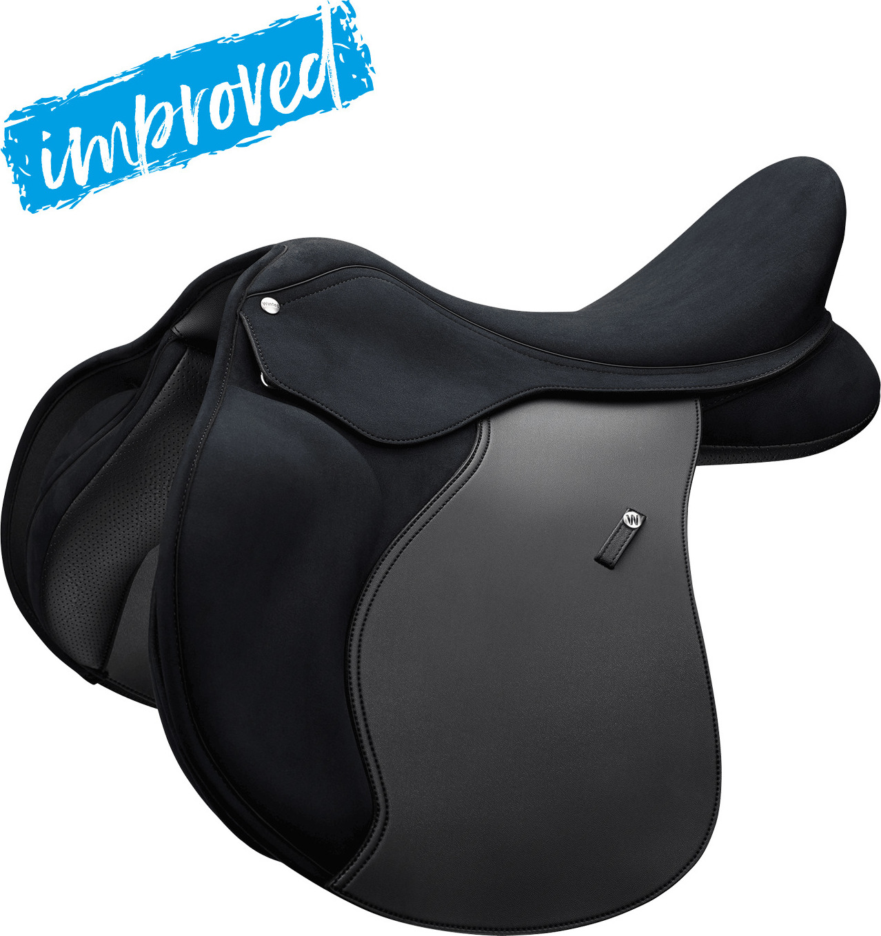 Sedlo univerzální Wintec 2000 All Purpose, černé Velikost posedlí: 16,5", Šířka komory: střední