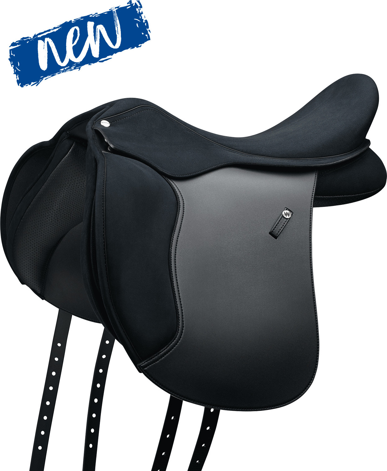Sedlo univerzální Wintec 2000 Wide All Purpose, černé Velikost posedlí: 17,5", Šířka komory: extra široká