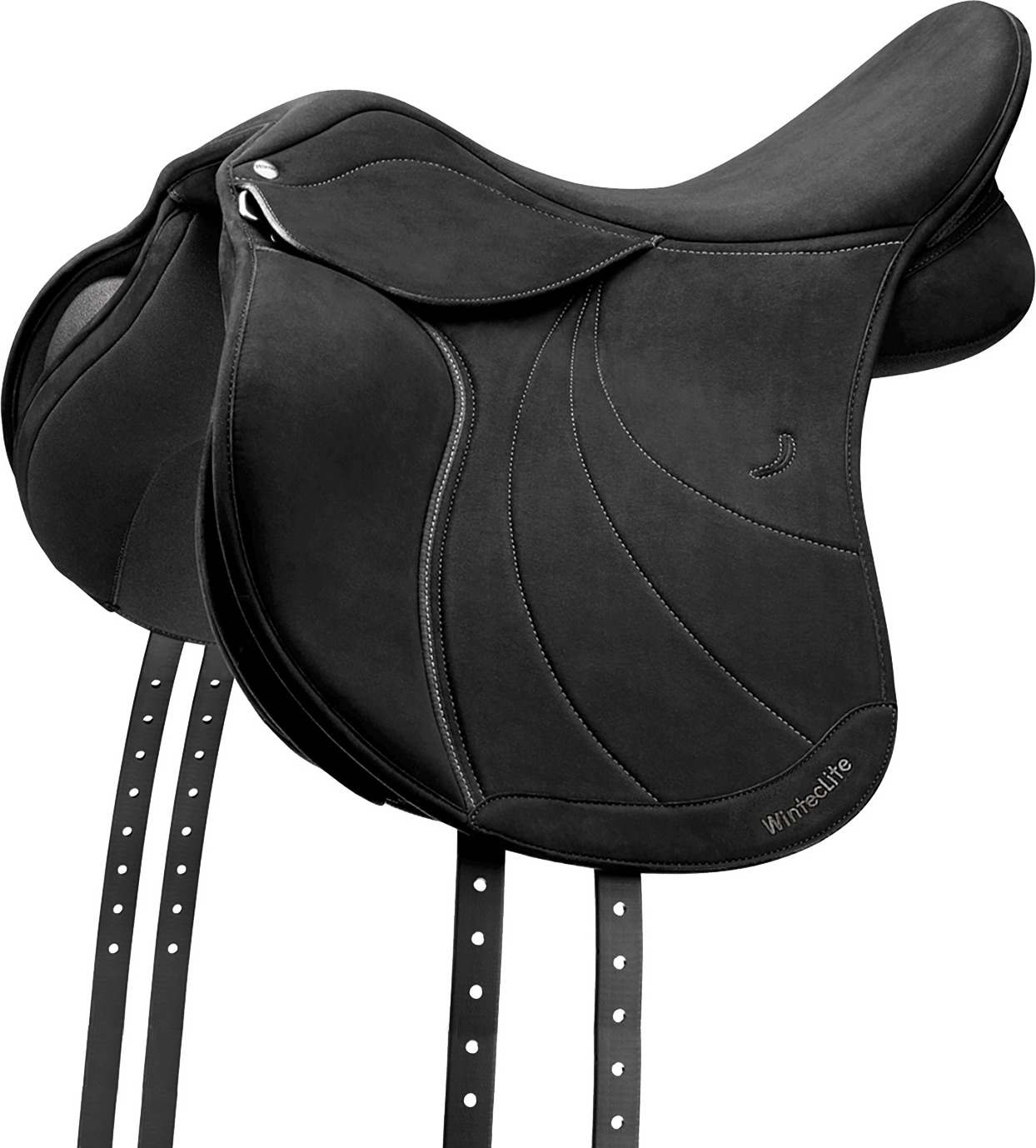WINTEC Sedlo univerzální WintecLite Wide All Purpose Deluxe, černé Velikost posedlí: 16,5", Šířka komory: extra široká