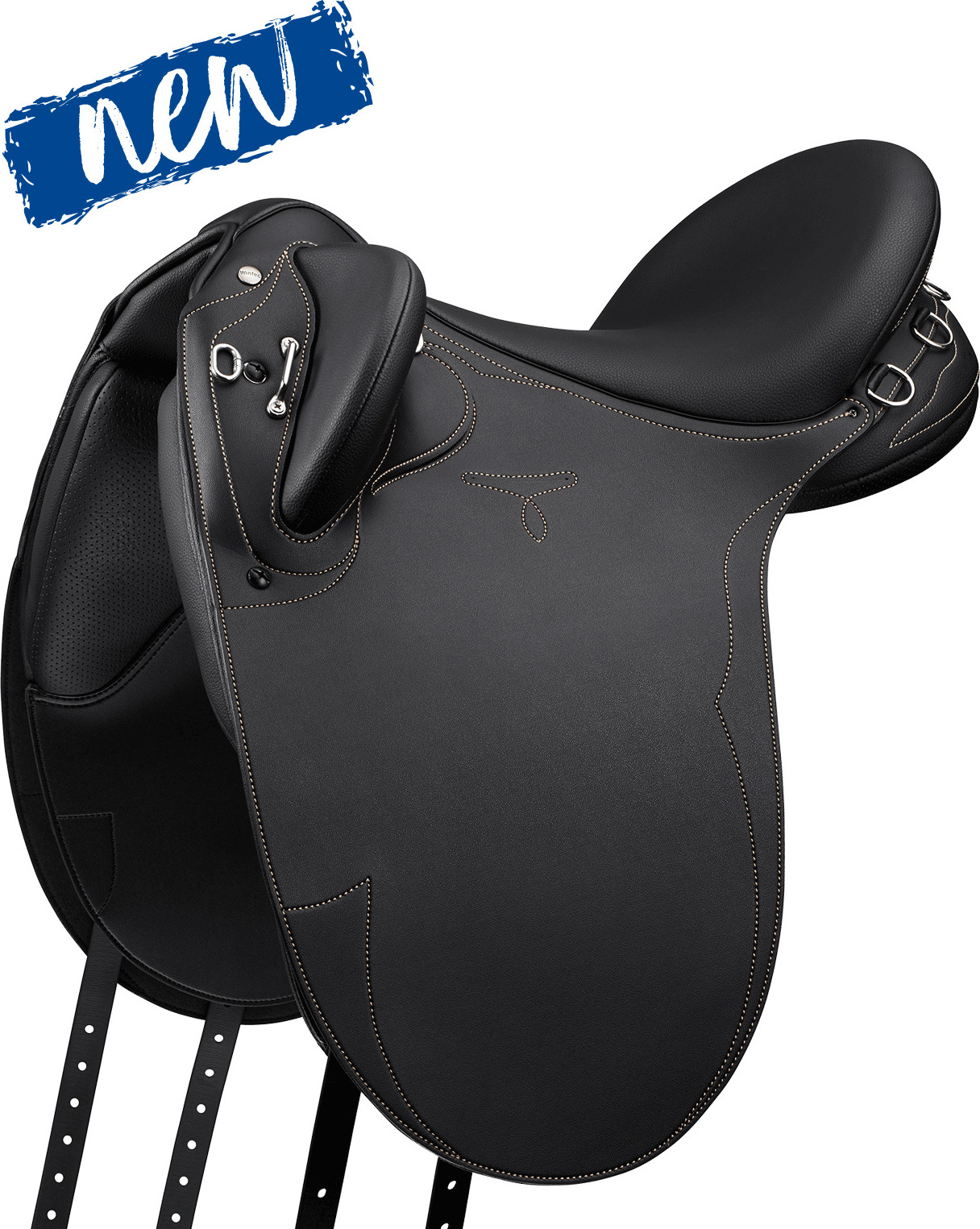 Sedlo australské Wintec Hart 500, černé Velikost posedlí: 17,5", Šířka komory: střední