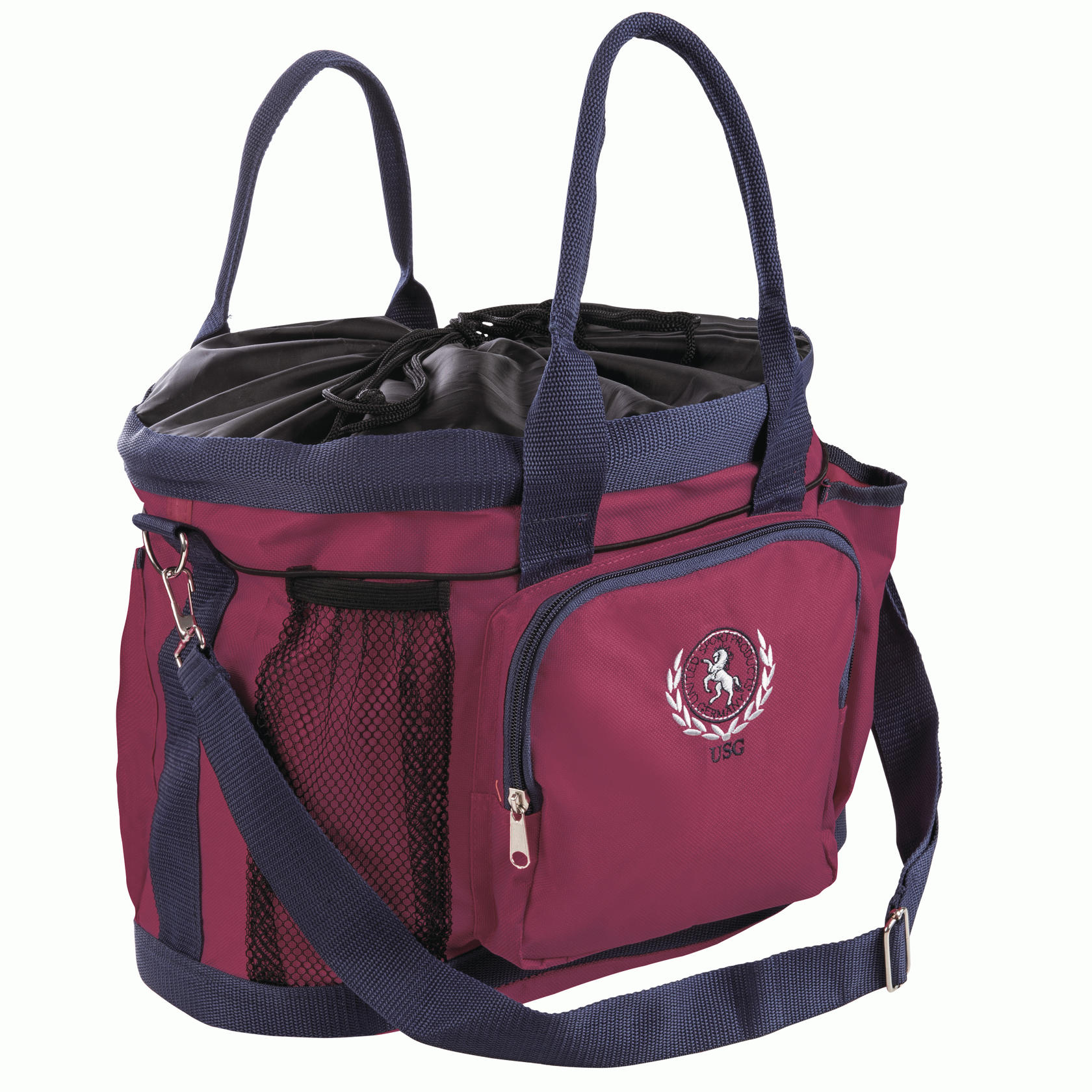 Taška na čištění USG velká, burgundy/blue