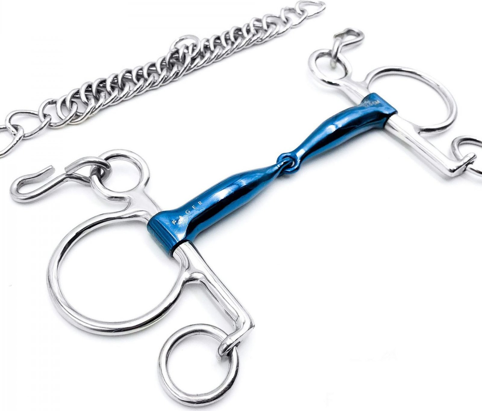 Udidlo baby pelham jednou lomené Titanium Henry Fager Velikost: 11,5 cm
