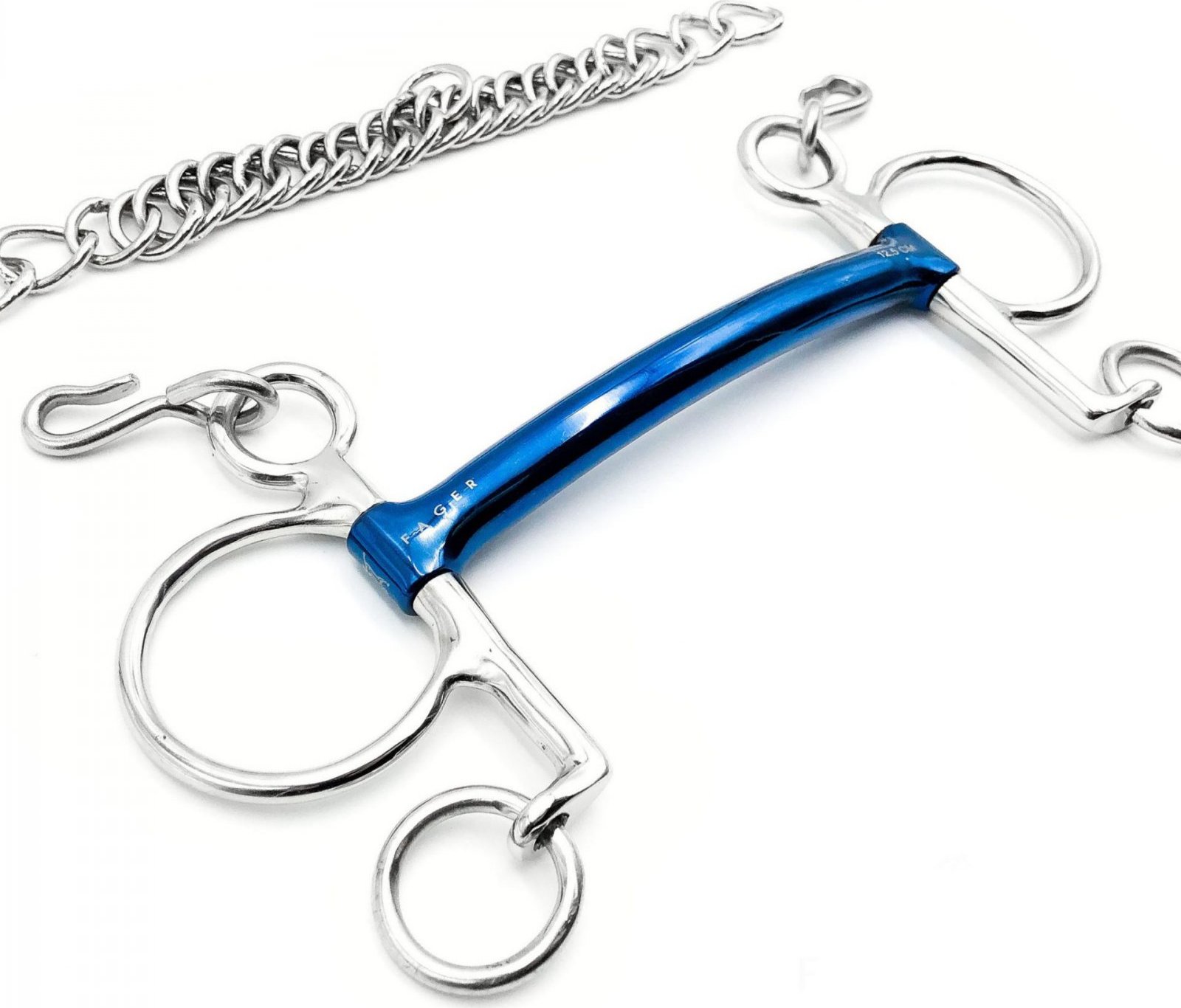 Udidlo Baby pelham nelomené Titanium Henry Fager Velikost: 12,5 cm