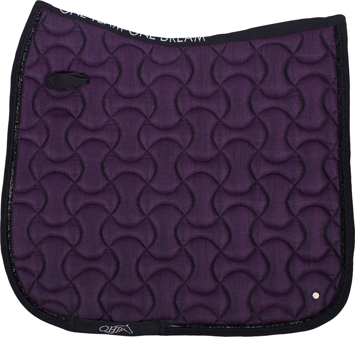QHP Dečka podsedlová Metallic glitz QHP, všestranná, purple Velikost: PONY