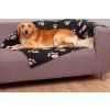 102404 1 deka pro psy barney cerna a hnede tlapky 150x100cm tr 1