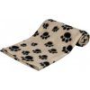 102410 deka pro psy beany hneda a cerne tlapky 100x70cm tr