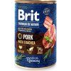 106865 brit premium dog by nature konz pork trachea 400g
