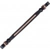 Řemínek k přední rozsoše sedla Waldhausen, s kamínky, 1 ks, black/rose