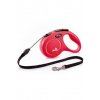 Vodítko FLEXI Classic NEW M, 5 m/20 kg, červené