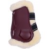 Kamaše zadní Ontario QHP, s beránkem, pár, burgundy