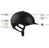 Helma Mistrall-2 Edition CASCO, black/black structure (Obvod hlavy 58-60 cm)