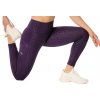 Legíny multifunkční Monogram Horseware s gripem, dámské, purple