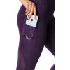 Legíny multifunkční Monogram Horseware s gripem, dámské, purple