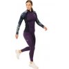 Legíny multifunkční Monogram Horseware s gripem, dámské, purple