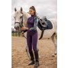 Legíny multifunkční Monogram Horseware s gripem, dámské, purple
