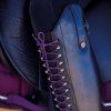 Tkaničky do bot Laval BUSSE, pár, plum (Velikost 245 cm)