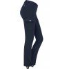 Jezdecké kalhoty Cargo Silicone Micro ELT s gripem, dámské, night blue (Velikost 36)