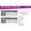 Minichapsy Shimmer QHP, dětské, černé (Velikost 10 let)