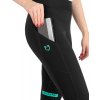 Legíny jezdecké Kao Equestro, s gripem na kolenou, dámské, black/emerald